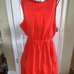 Speed Control Orange sleeveless dress Sz L